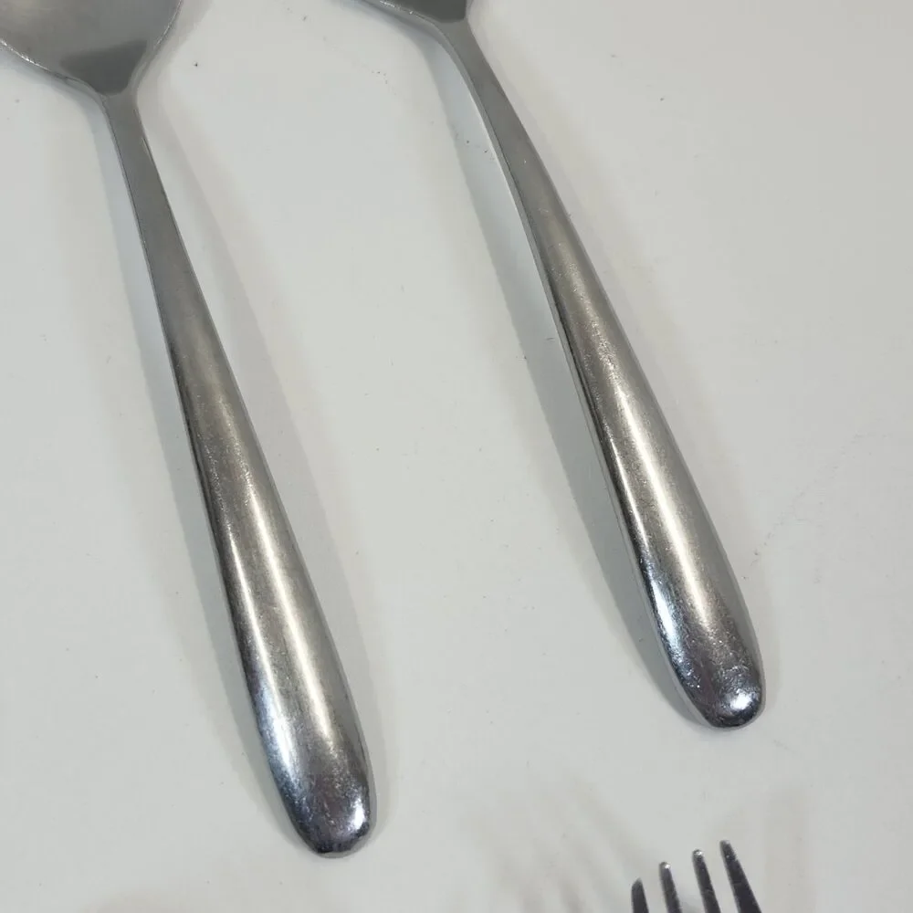 Hampton Silversmiths Slope Stainless Flatware 14 Piece Set 2 Place Settings etc